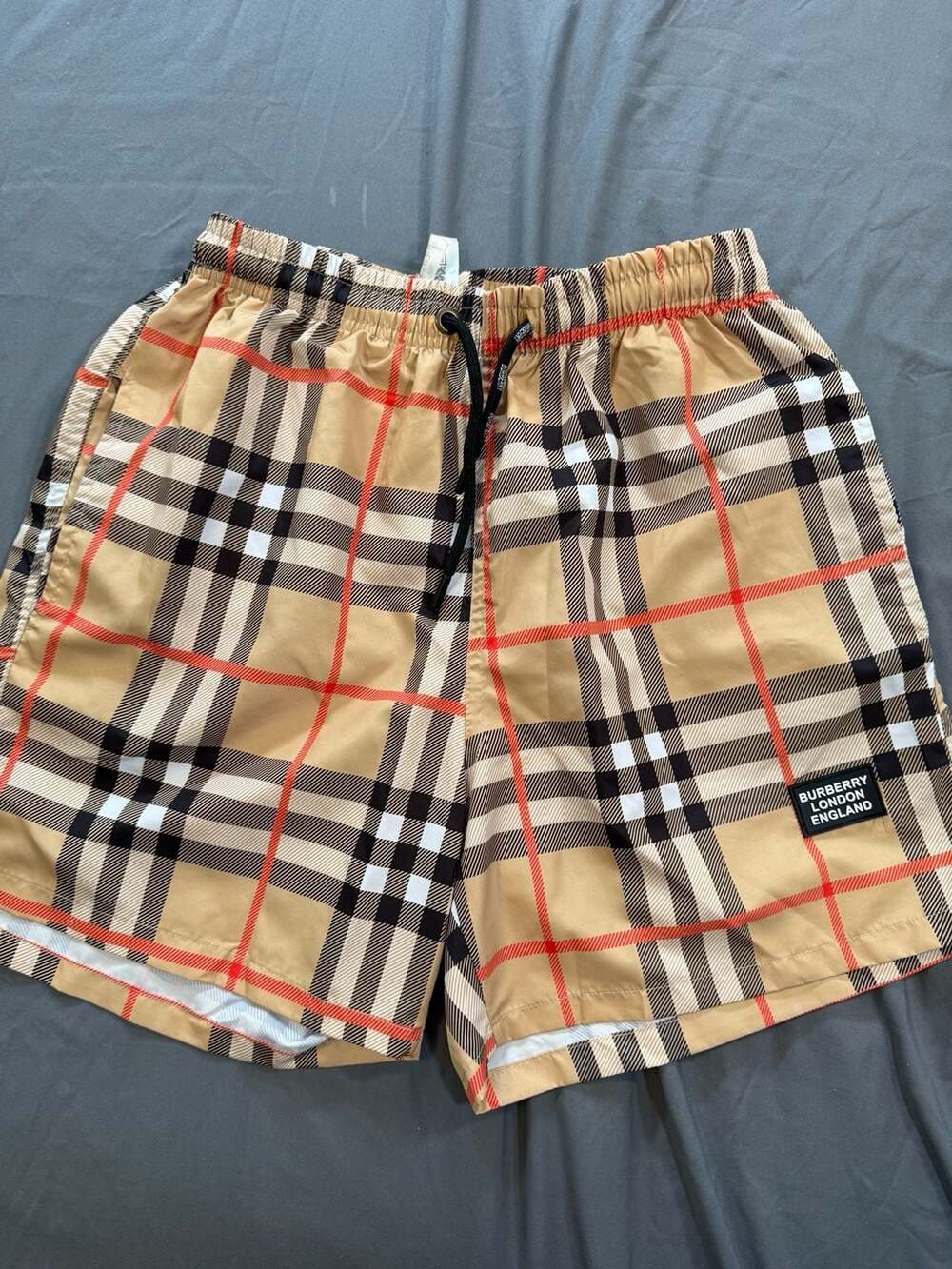 Burberry Men's Vintage Check Swim Trunks